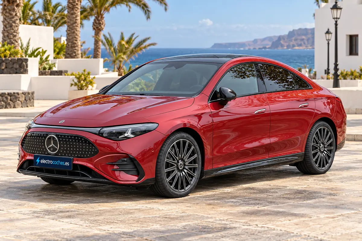 Mercedes-Benz CLA eléctrico · foto ilustrativa en Canarias
