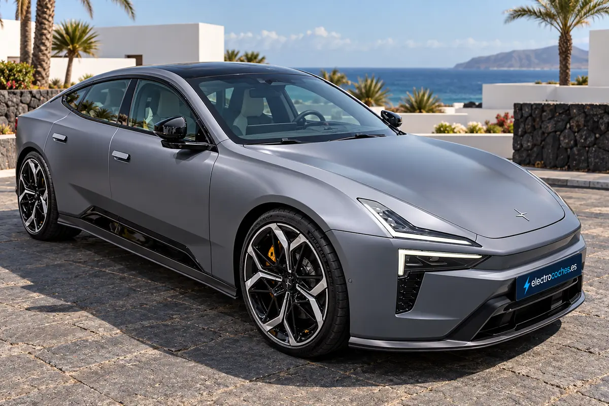 Polestar 5 · foto ilustrativa en Canarias