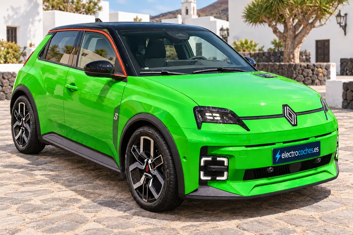 Renault 5 E-Tech · foto ilustrativa en Canarias