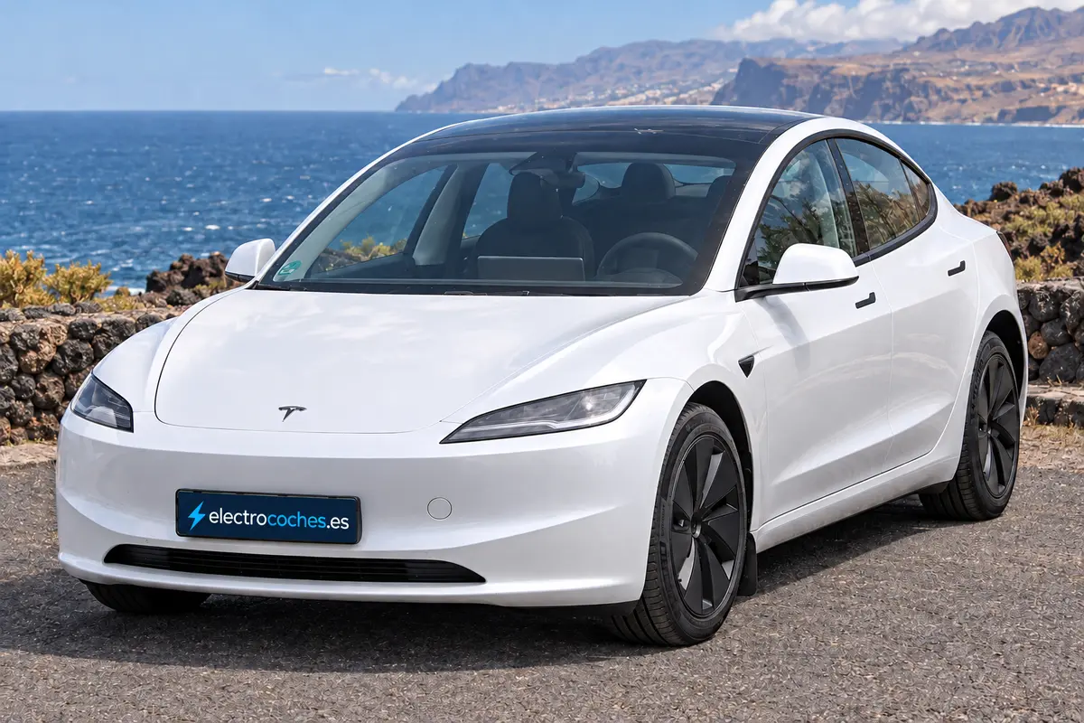 Tesla Model 3 · foto ilustrativa en Canarias