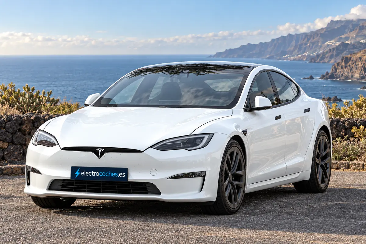 Tesla Model S · foto ilustrativa en Canarias