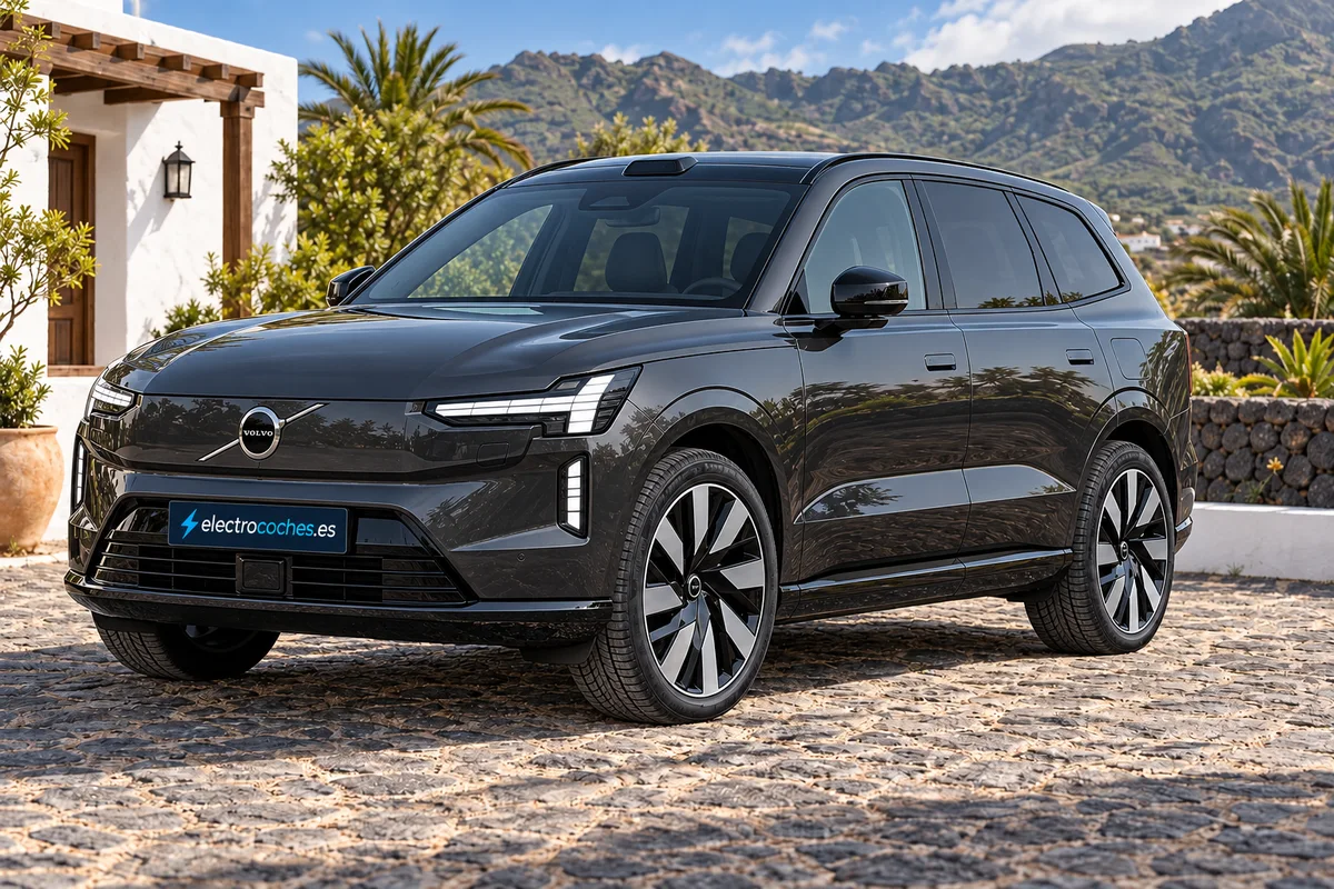 Volvo EX90 · foto ilustrativa en Canarias